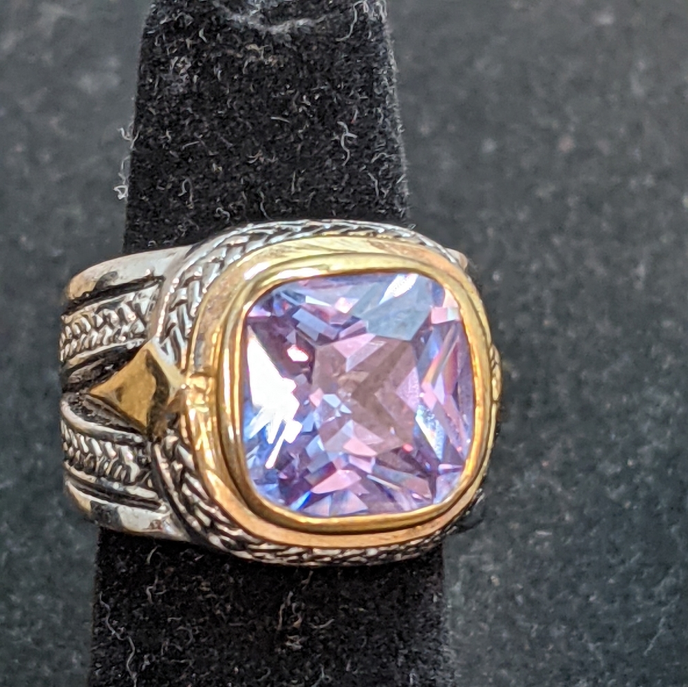 18k GE gold costume ring